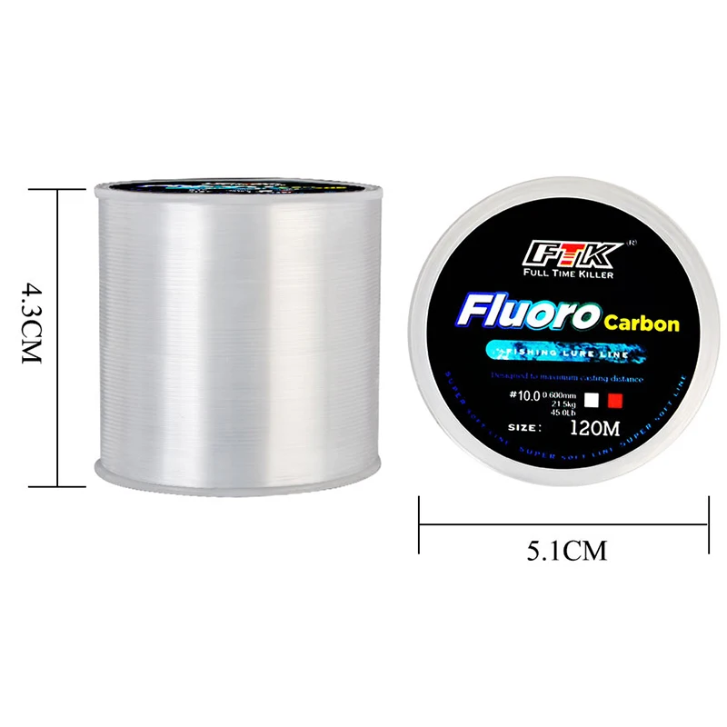 120M Fishing Line 0.14mm-0.6mm - Fluorocarbon Line review and price