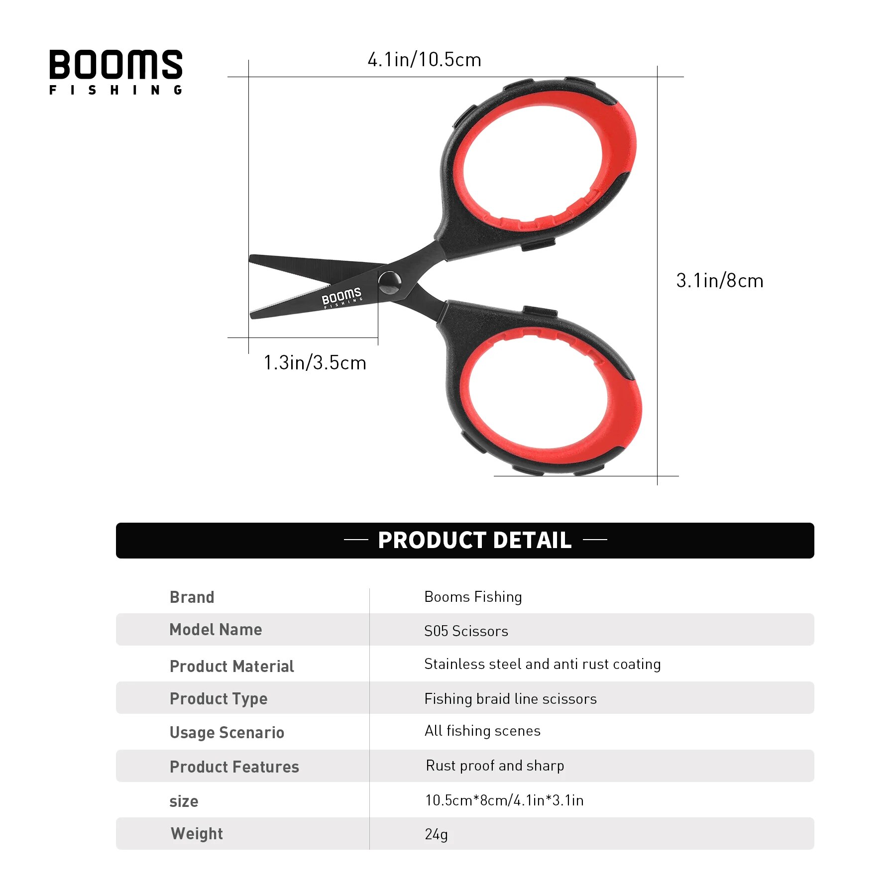 Booms Fishing S05 Braid Wire S - Monofilament Line review and price