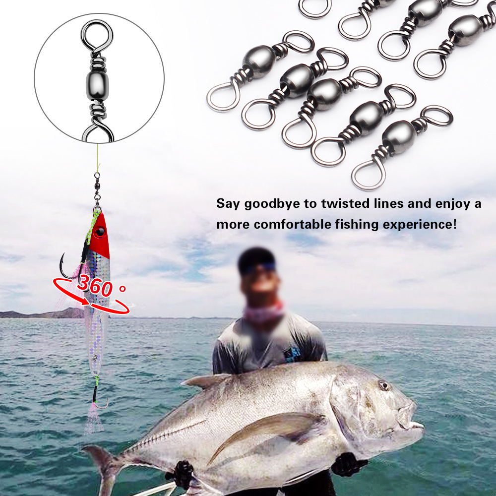 100Pcs Fishing Swivels Connect - Leader Line review and price