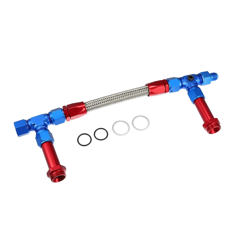 8AN Dual Feed Fuel Line To 7/8 - Braided Line review and price