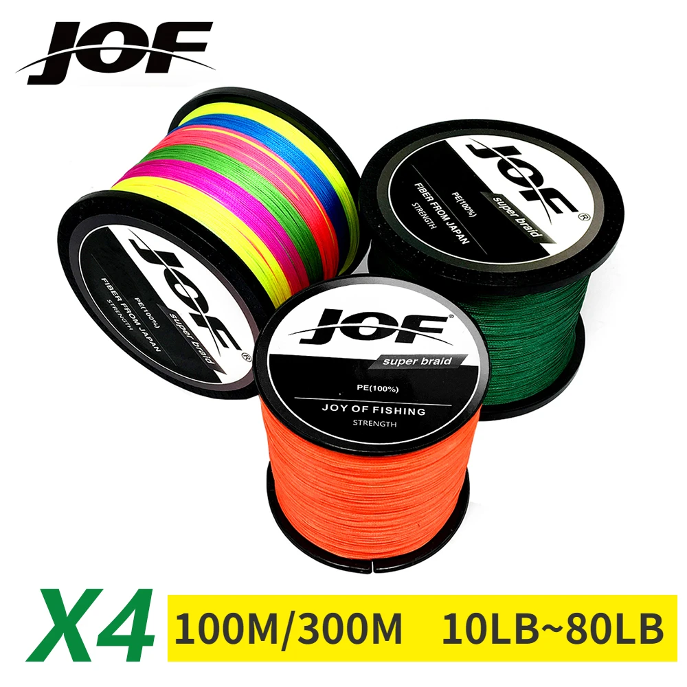 JOF x4 Braided PE Fishing Line - Copolymer Line review and price