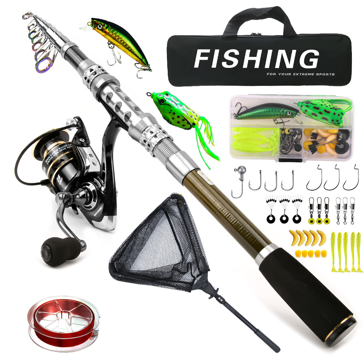 Carbon Luya Rod Wheel Set Sea  - Freshwater Line review and price