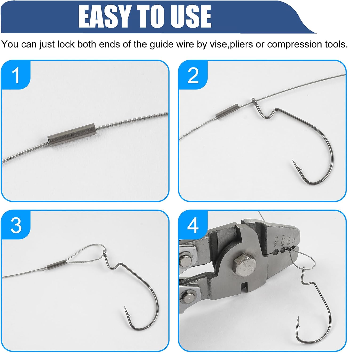 500Pcs Fishing Single Barrel C - Leader Line review and price